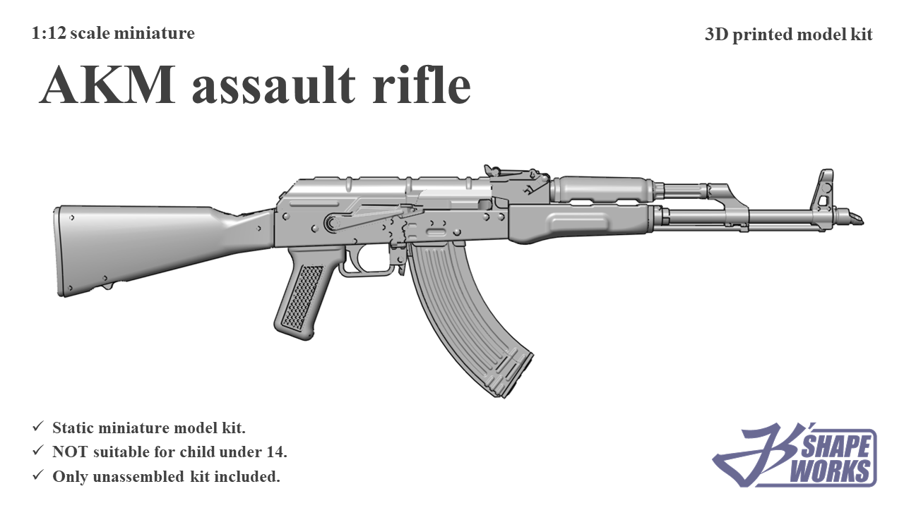 1:12 AKM assault&nbsp;rifle