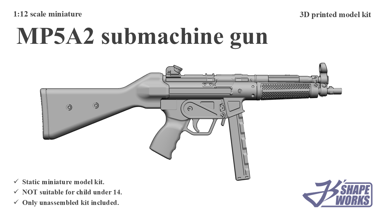 1:12 MP5A2 submachine&nbsp;gun
