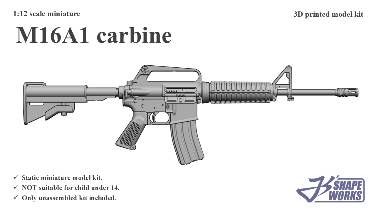 1:12 M16A1 carbine