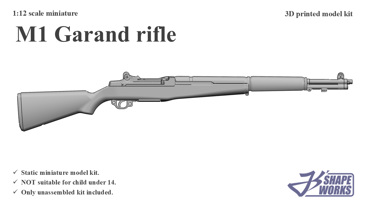 1:12 M1 Garand&nbsp;rifle