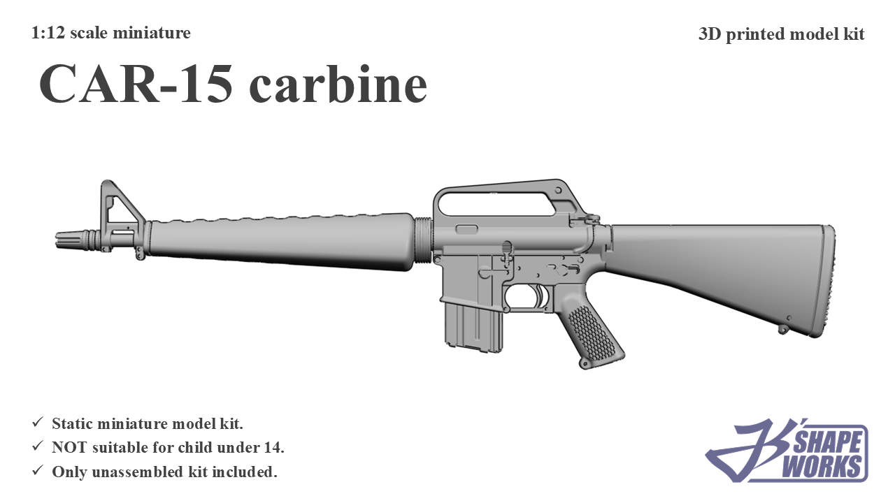 1:12 CAR-15 carbine
