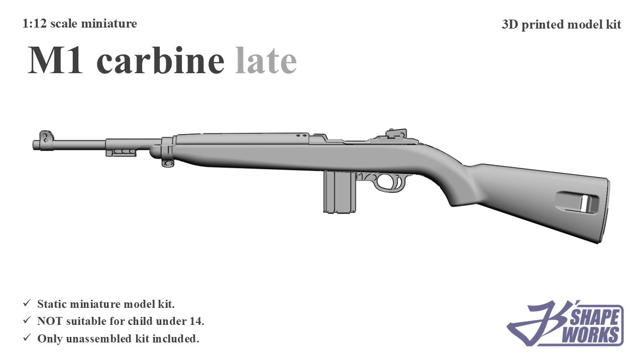 1:12 M1 carbine&nbsp;(late)