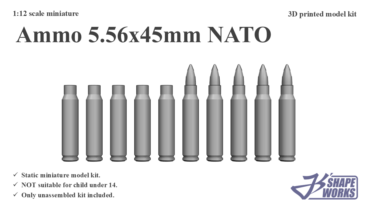 1:12 Ammo 5.56x45mm&nbsp;NATO