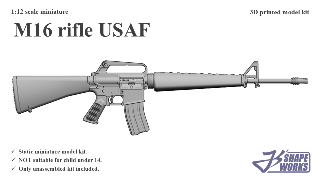 1:12 M16 rifle&nbsp;USAF