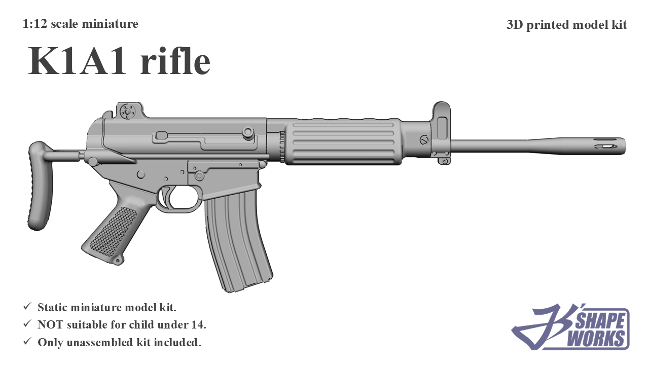 1:12 K1A1 rifle