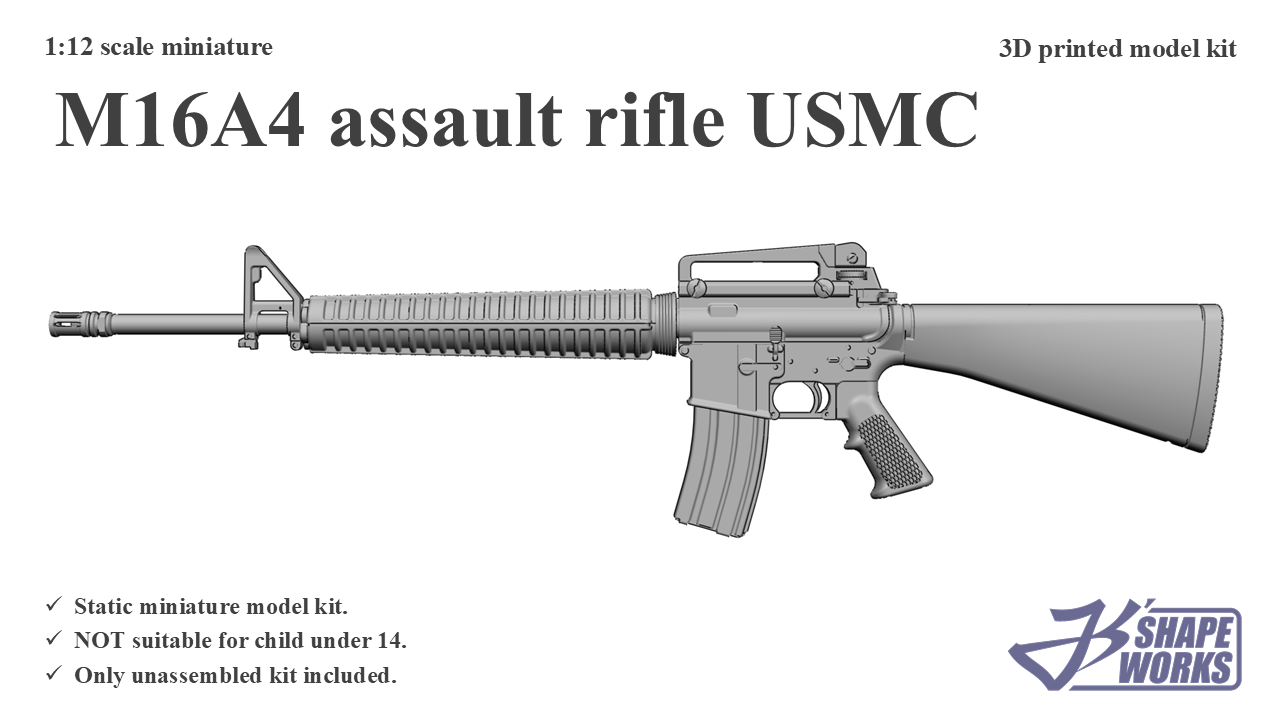 1:12 M16A4 assault rifle&nbsp;USMC