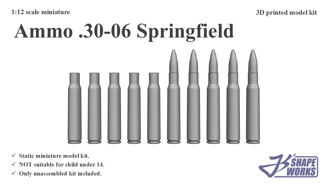 1:12 Ammo .30-06&nbsp;Springfield