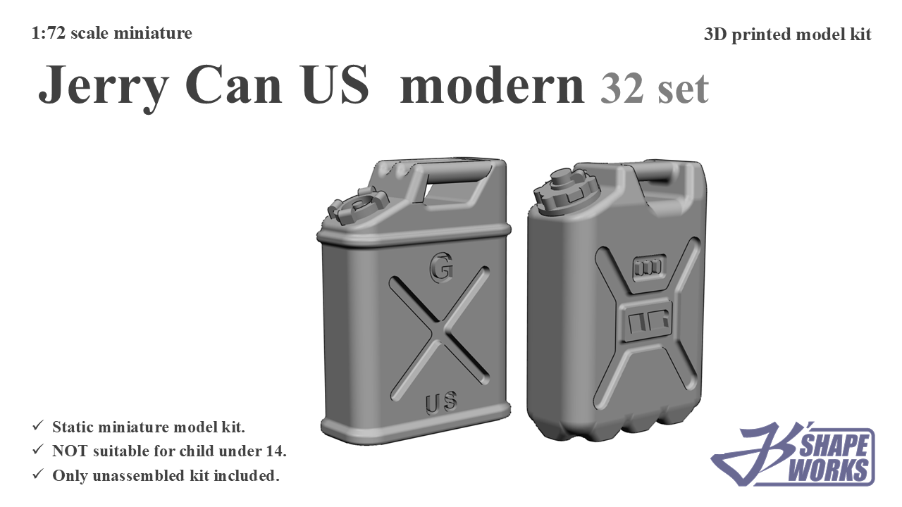 1:72 Jerry can US modern (32&nbsp;set)