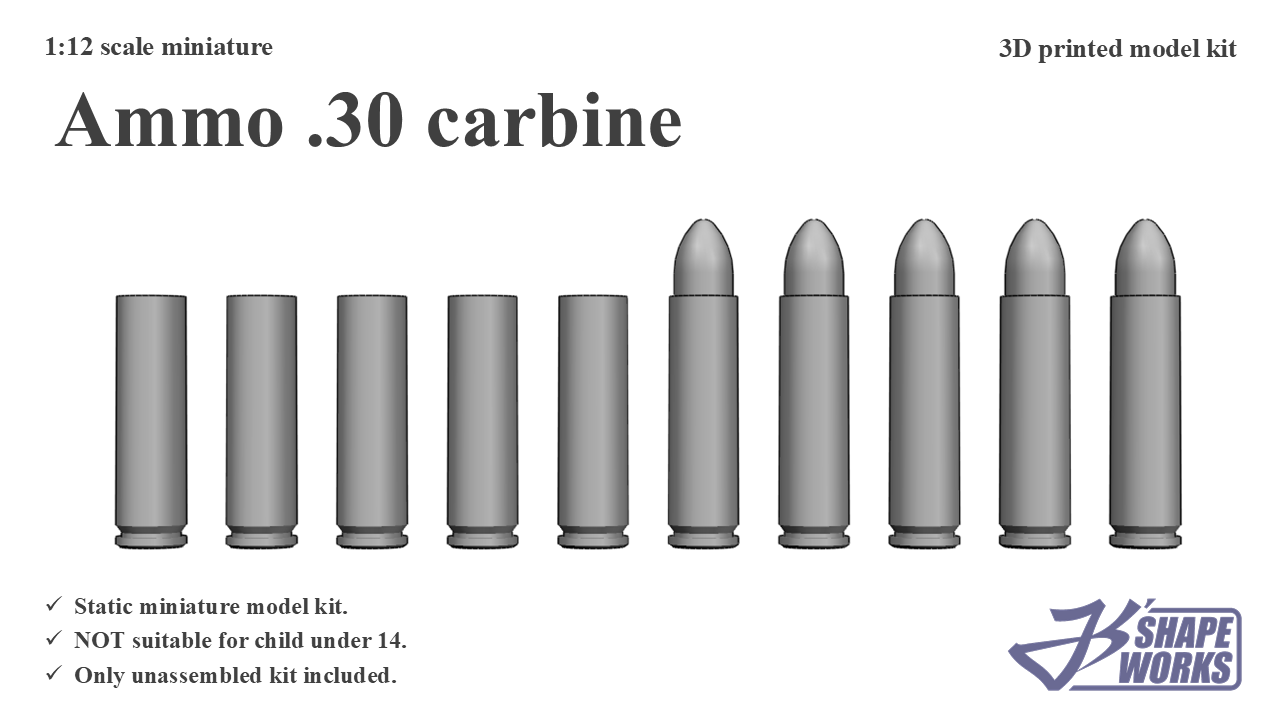 1:12 Ammo .30&nbsp;carbine