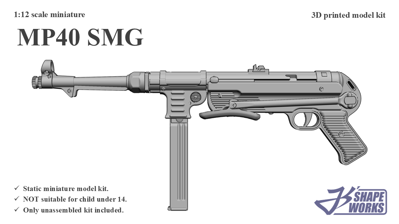 1:12 MP40 SMG