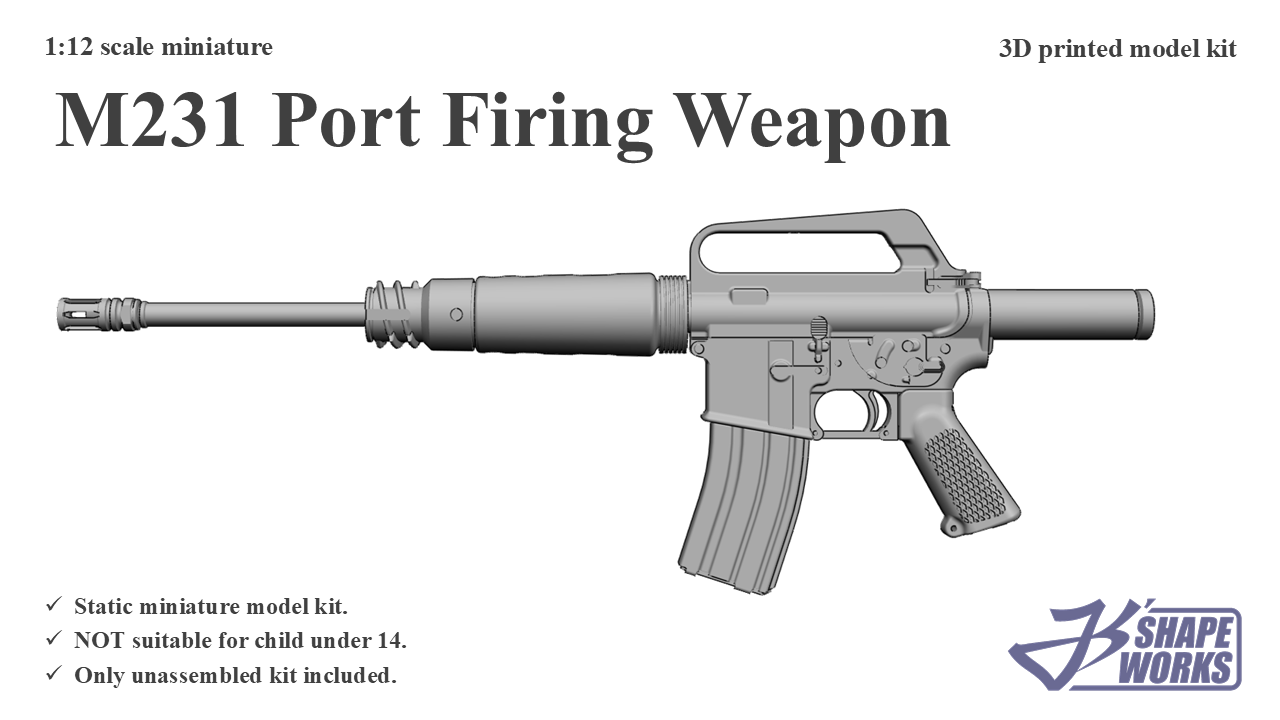 1:12 M231 Port Firing&nbsp;Weapon